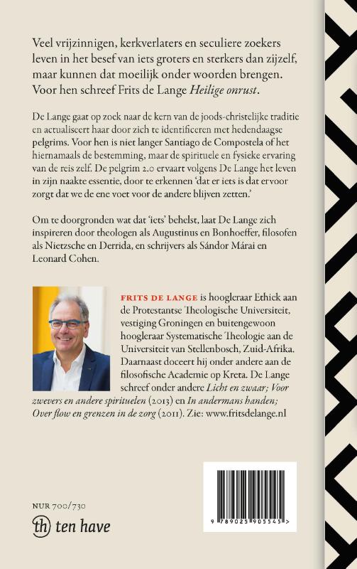Achterkant van Heilige onrust