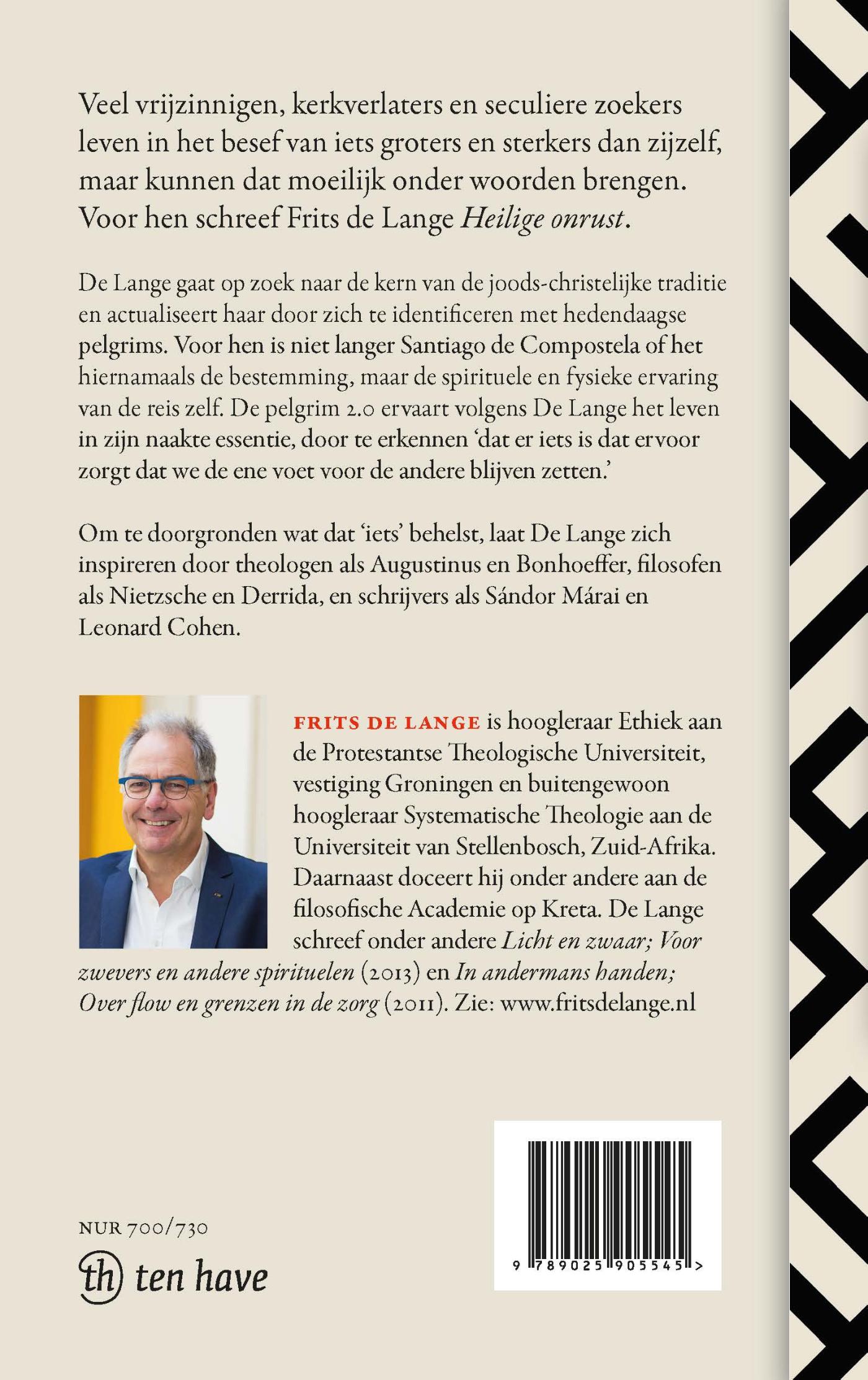 Achterkant van Heilige onrust