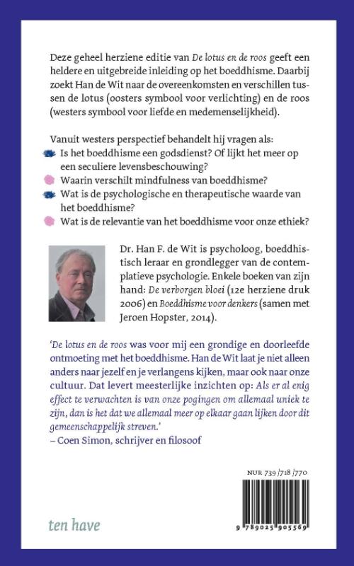 Achterkant van De lotus en de roos