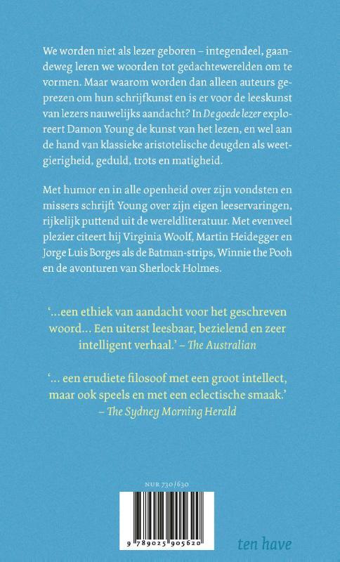 Achterkant van De goede lezer