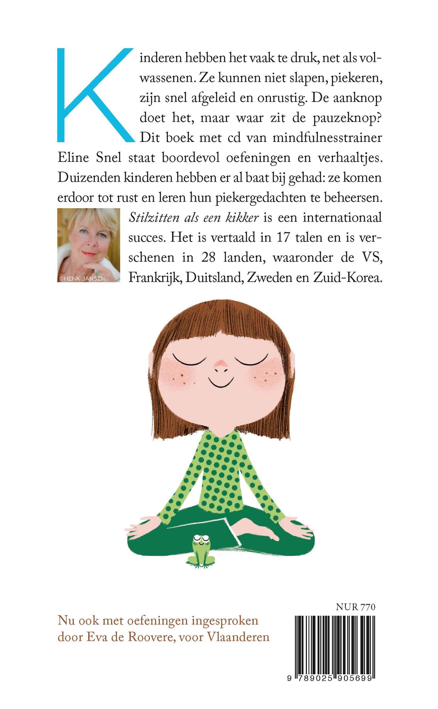Achterkant van Stilzitten als een kikker