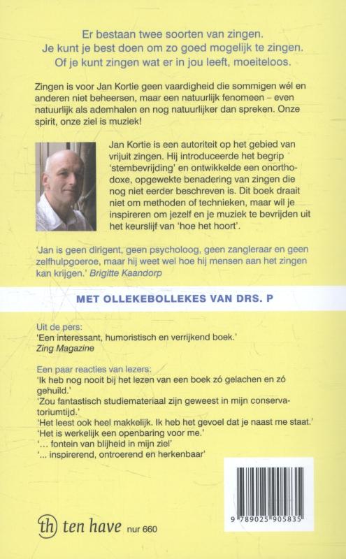 Achterkant van Jouw ziel wil zingen