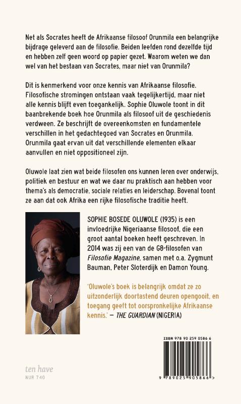 Achterkant van Socrates en Orunmila