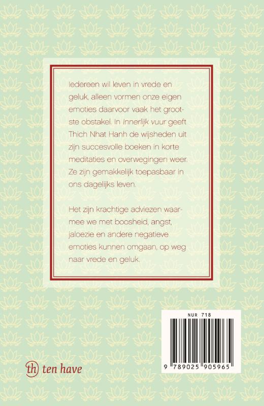 Achterkant van Innerlijk vuur