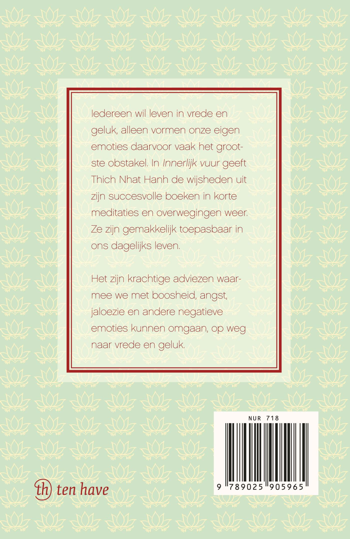 Achterkant van Innerlijk vuur