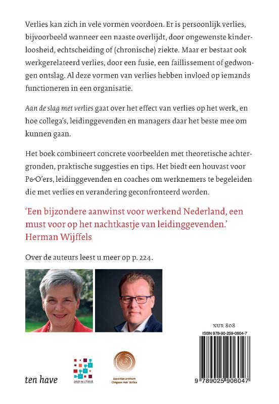 Achterkant van Aan de slag met verlies