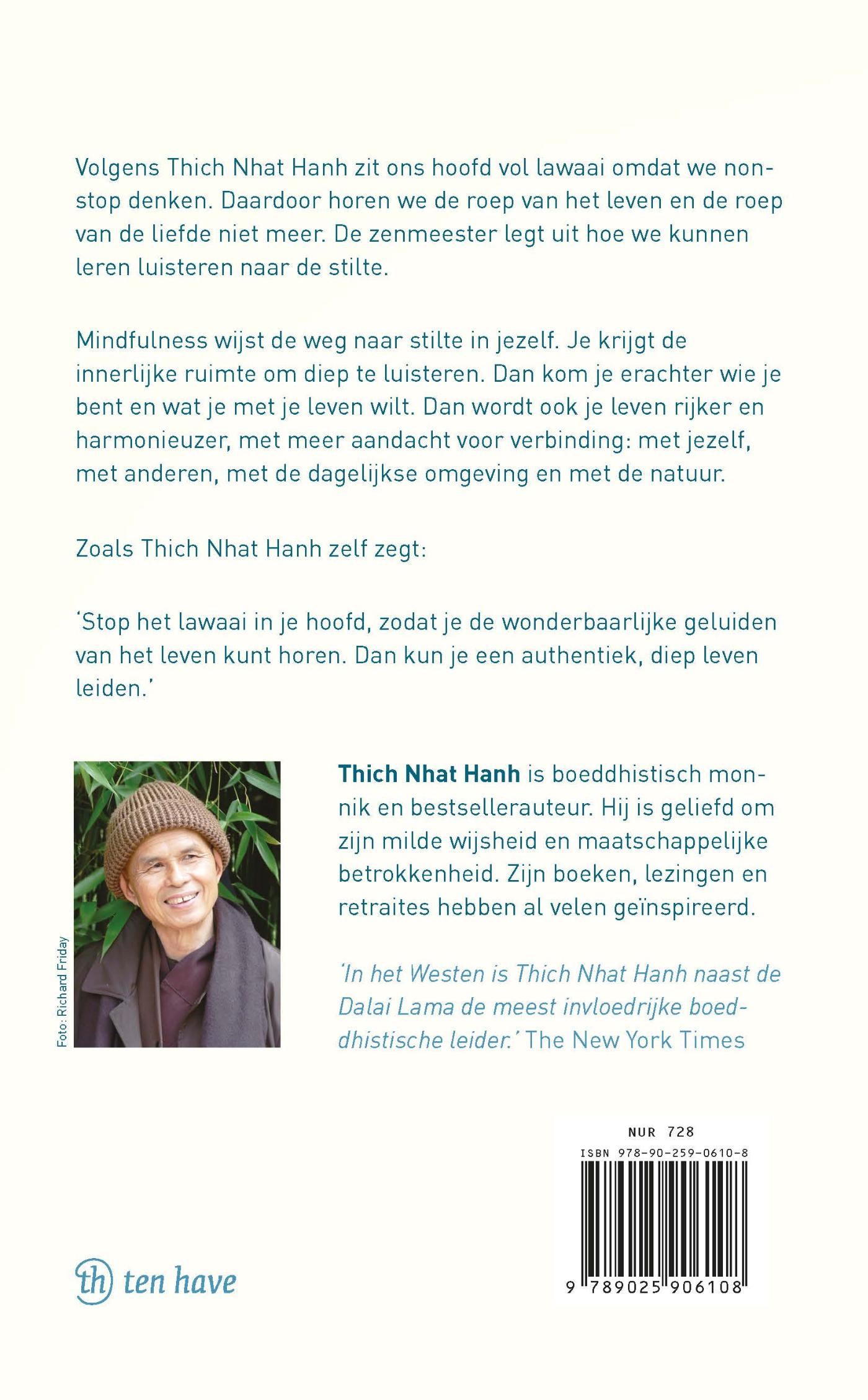 Achterkant van Stilte