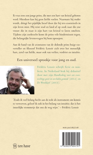 Achterkant van Hart van kristal