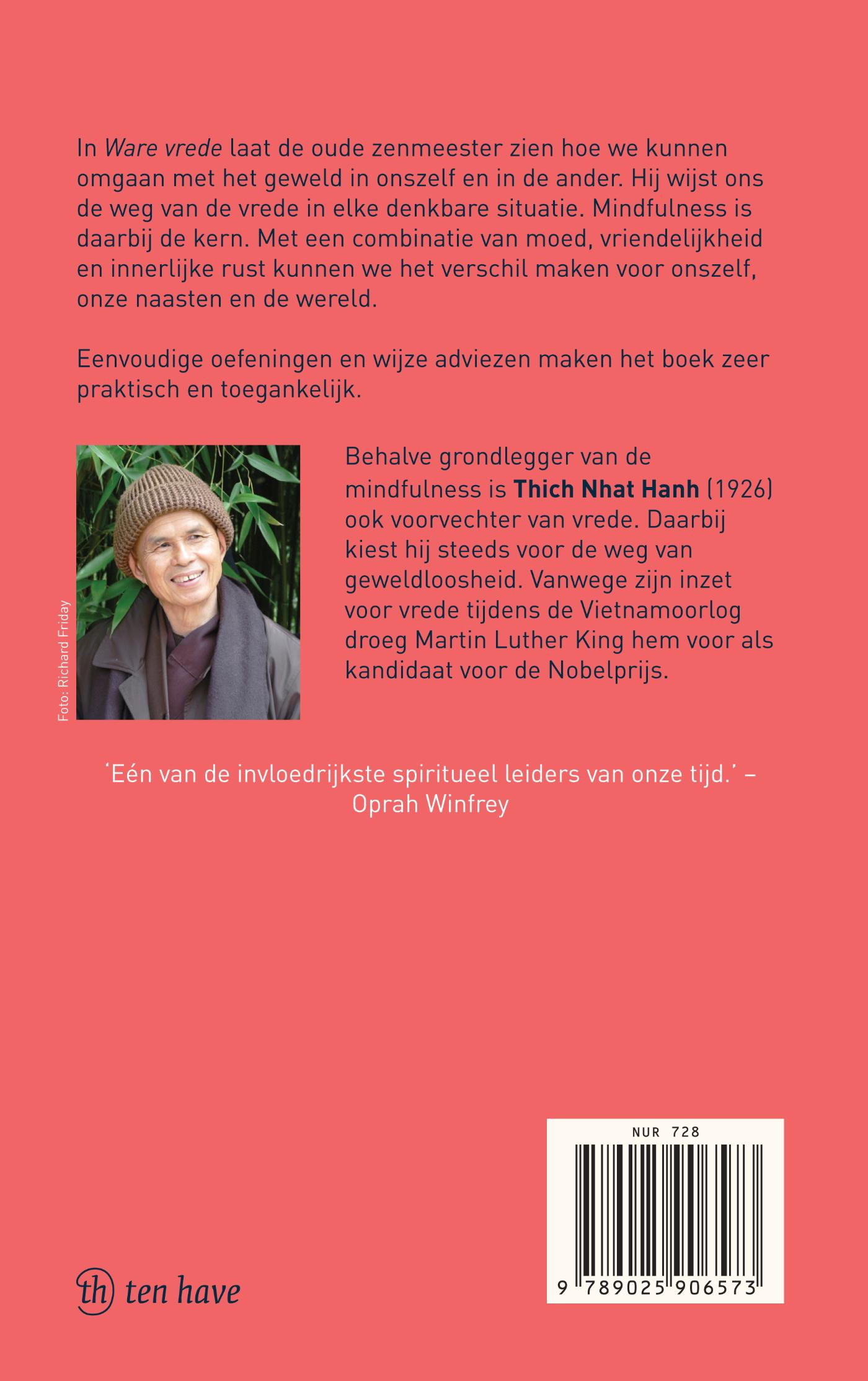 Achterkant van Ware vrede