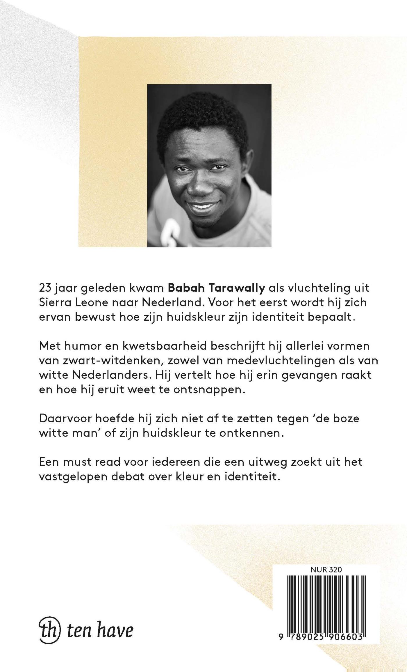 Achterkant van Gevangen in zwart-witdenken