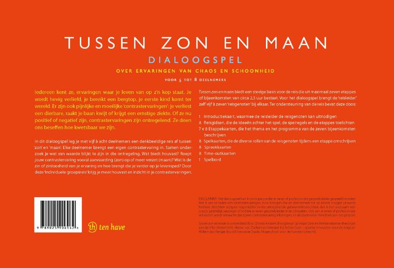 Achterkant van Tussen zon en maan