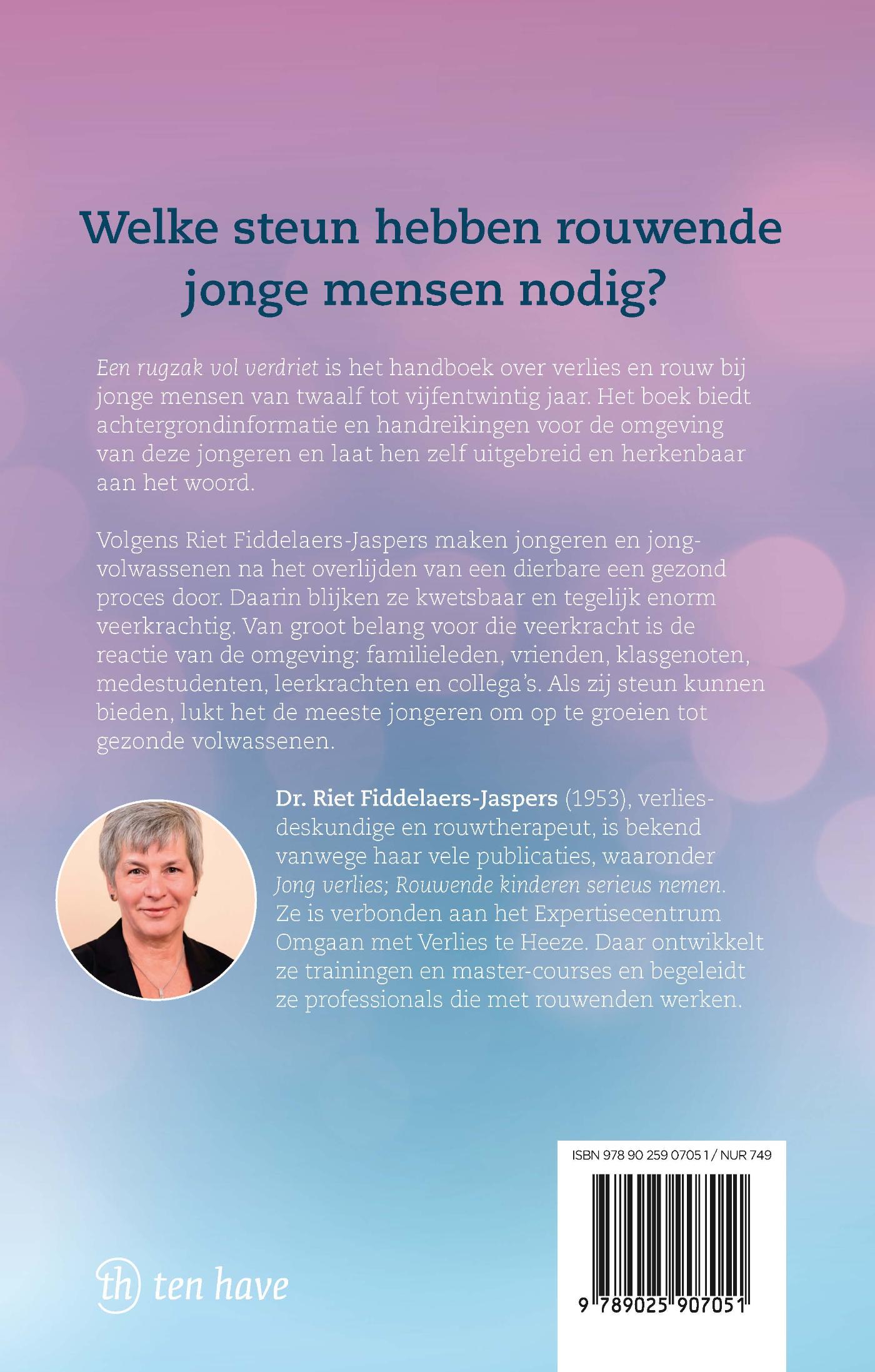 Achterkant van Een rugzak vol verdriet