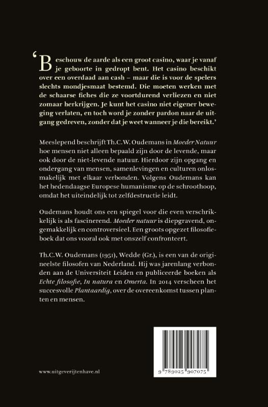 Achterkant van Moeder natuur