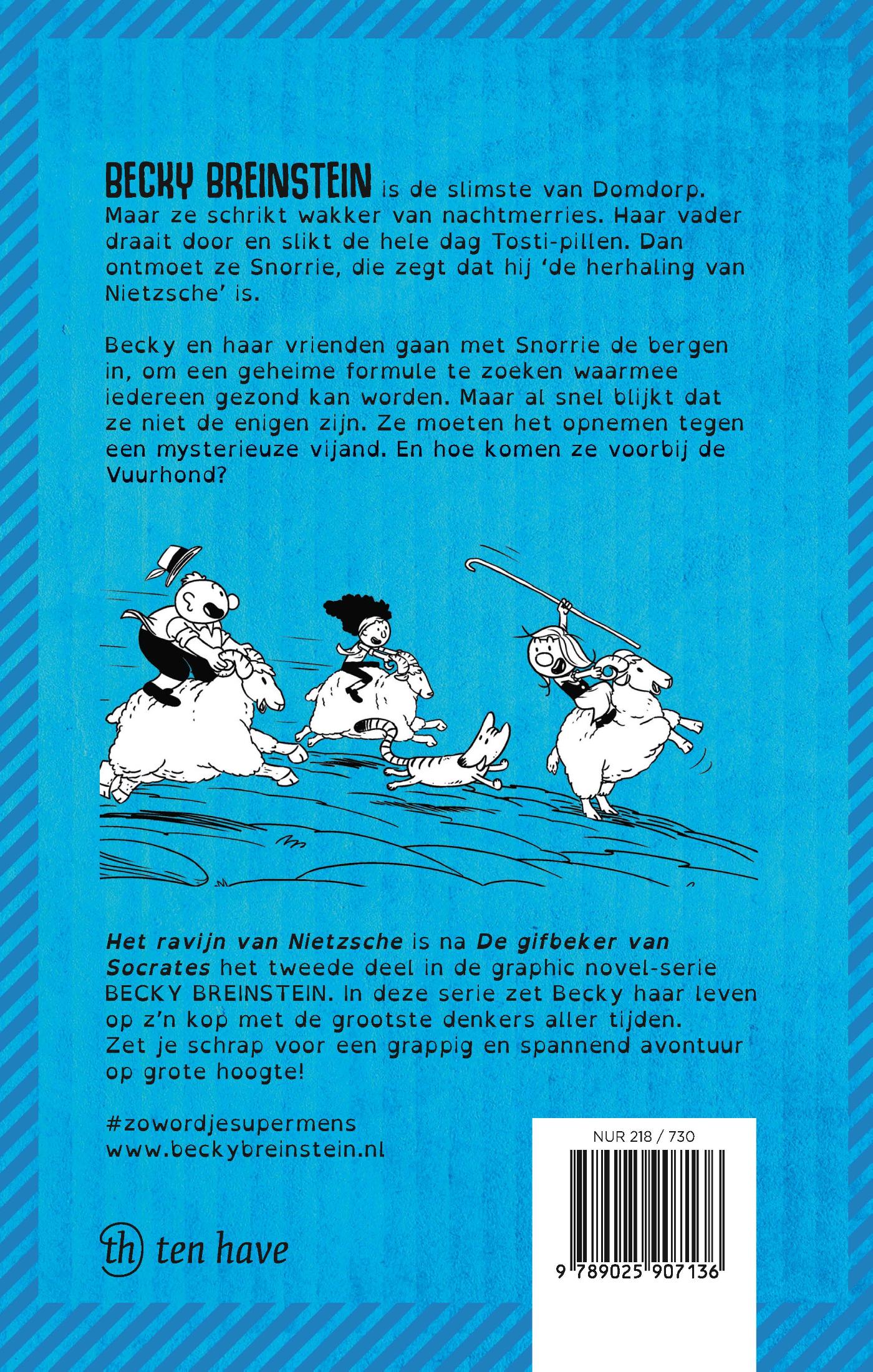 Achterkant van Het ravijn van Nietzsche Becky Breinstein 2