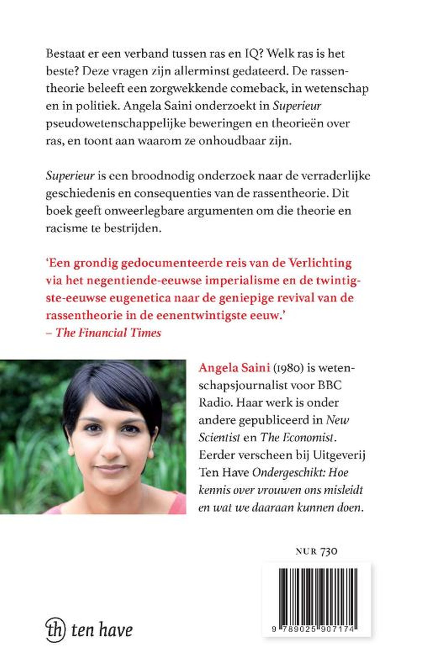 Achterkant van Superieur