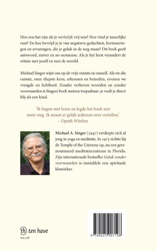 Achterkant van Geluk zonder voorwaarden