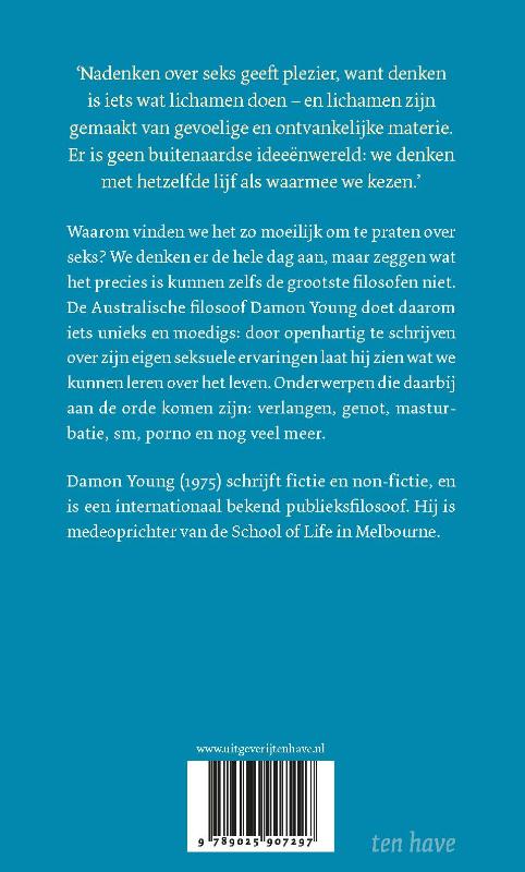 Achterkant van In bed met een filosoof