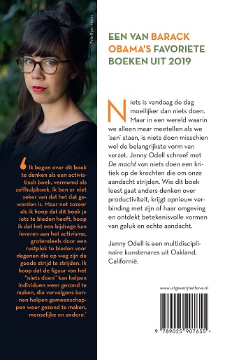 Achterkant van De macht van nietsdoen