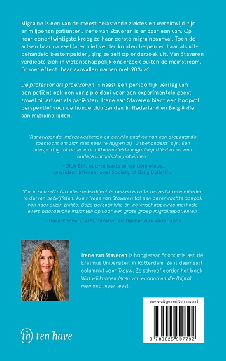 Achterkant van De professor als proefkonijn