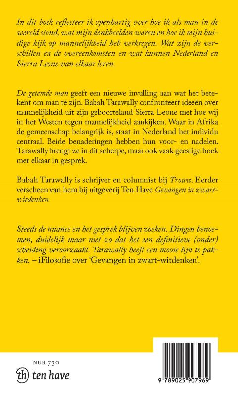 Achterkant van De getemde man