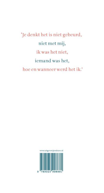 Achterkant van Handgeschreven