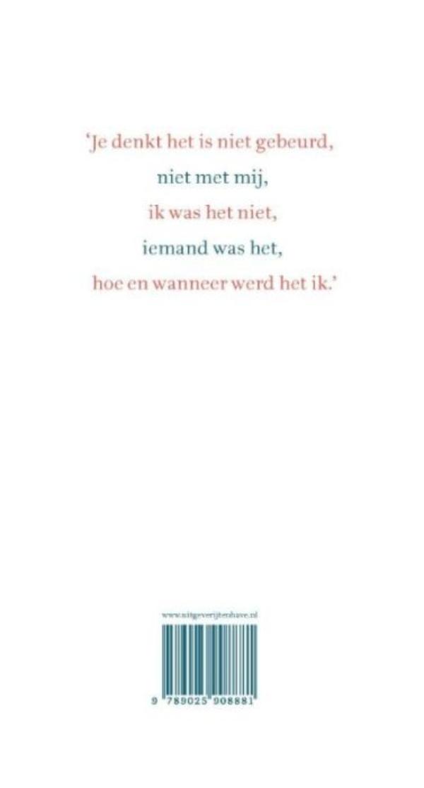 Achterkant van Handgeschreven