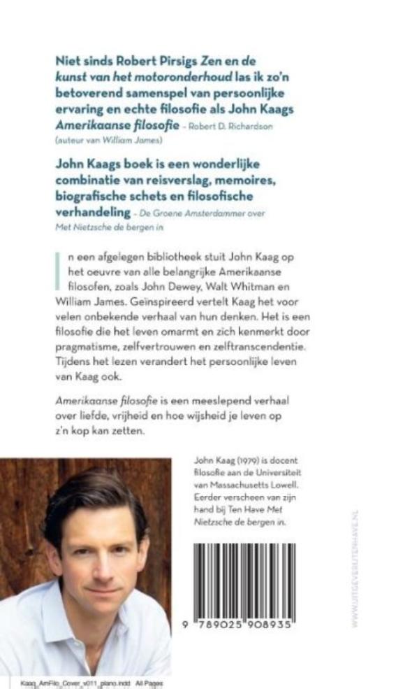 Achterkant van Amerikaanse filosofie
