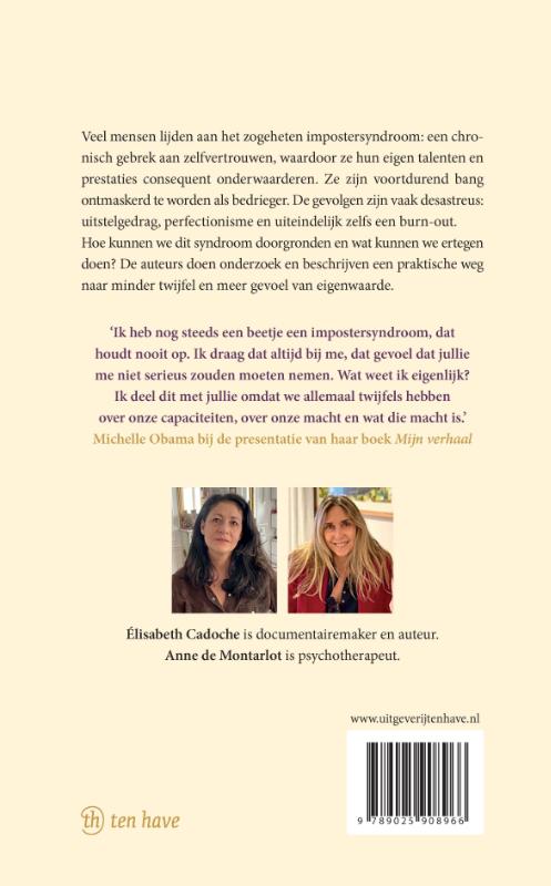 Achterkant van Het impostersyndroom