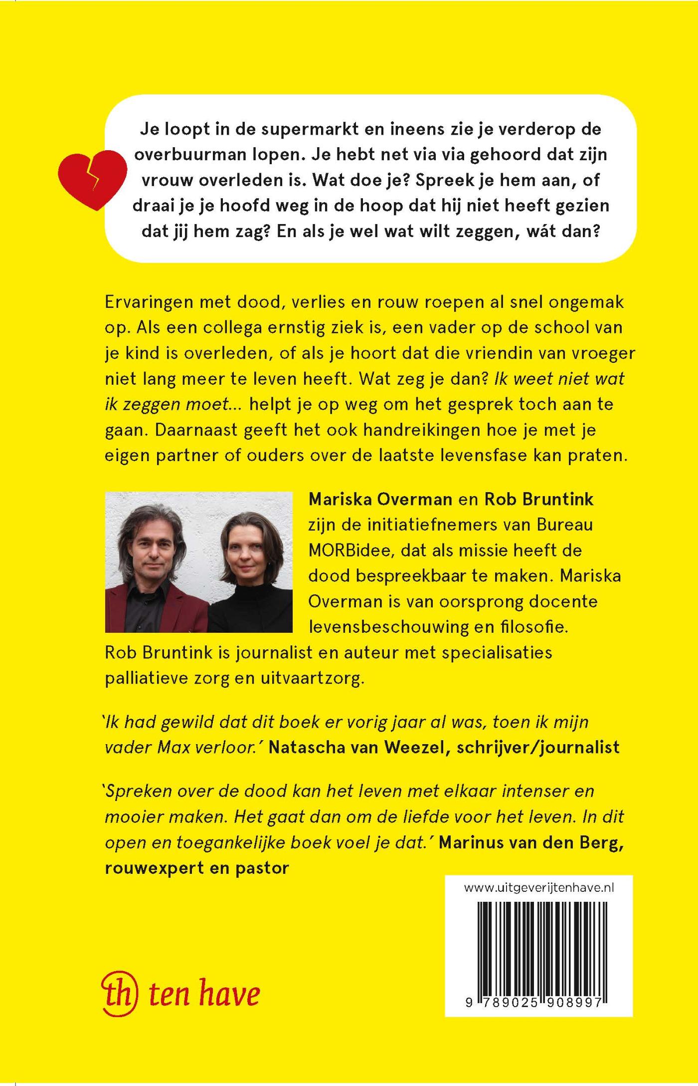 Achterkant van Ik weet niet wat ik zeggen moet