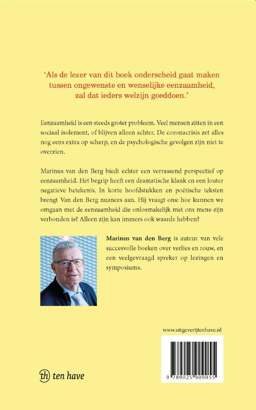 Achterkant van Ode aan de eenzaamheid