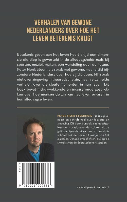 Achterkant van Zin in het alledaagse
