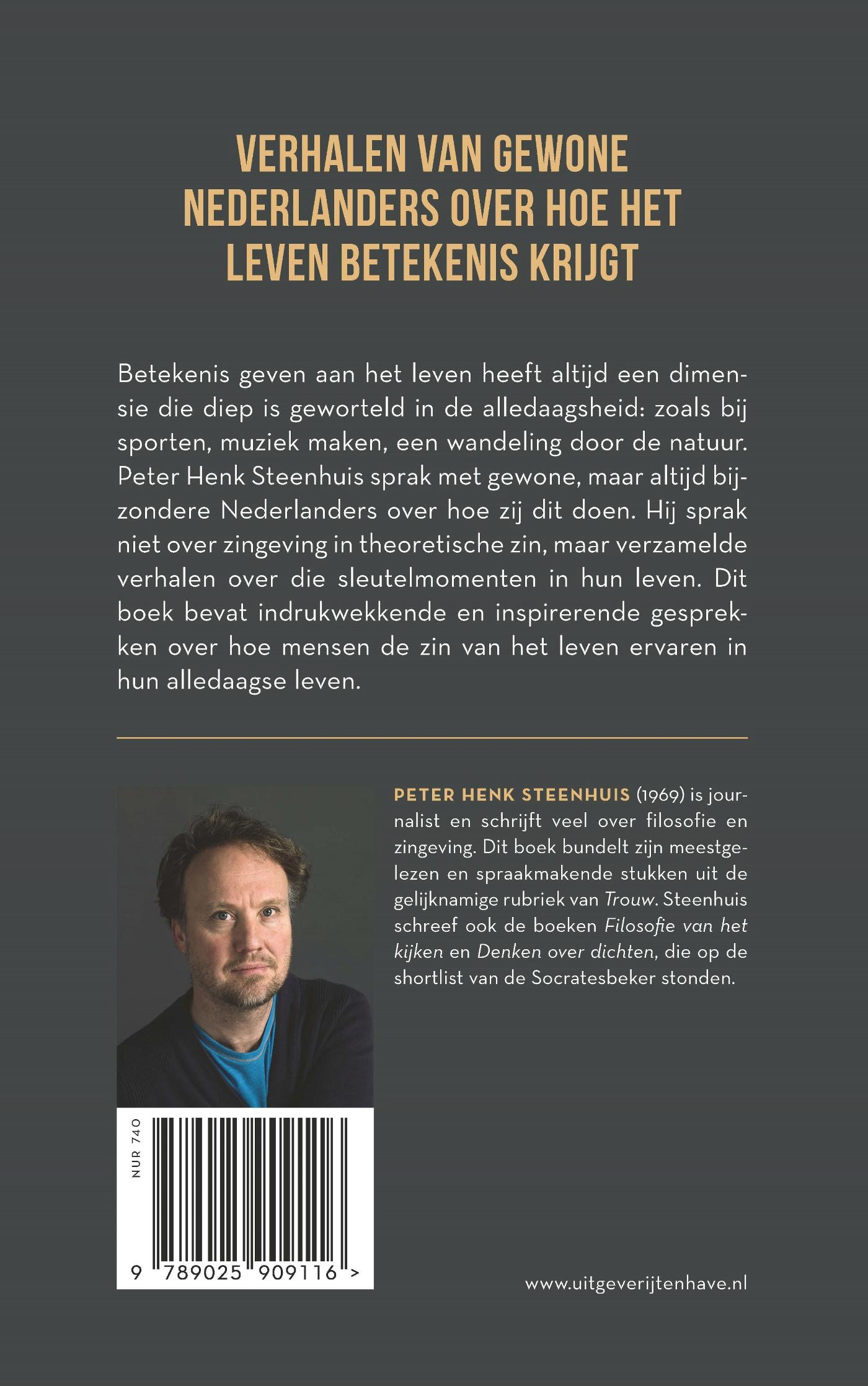 Achterkant van Zin in het alledaagse