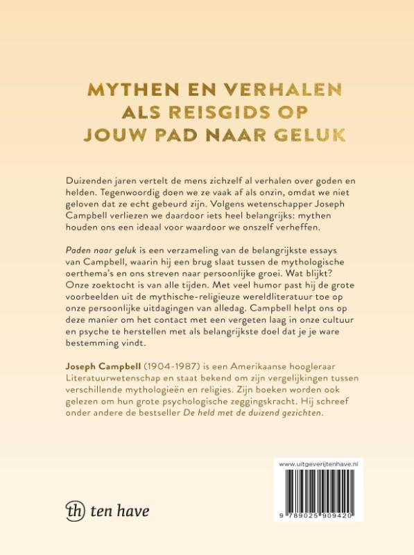 Achterkant van Paden naar geluk