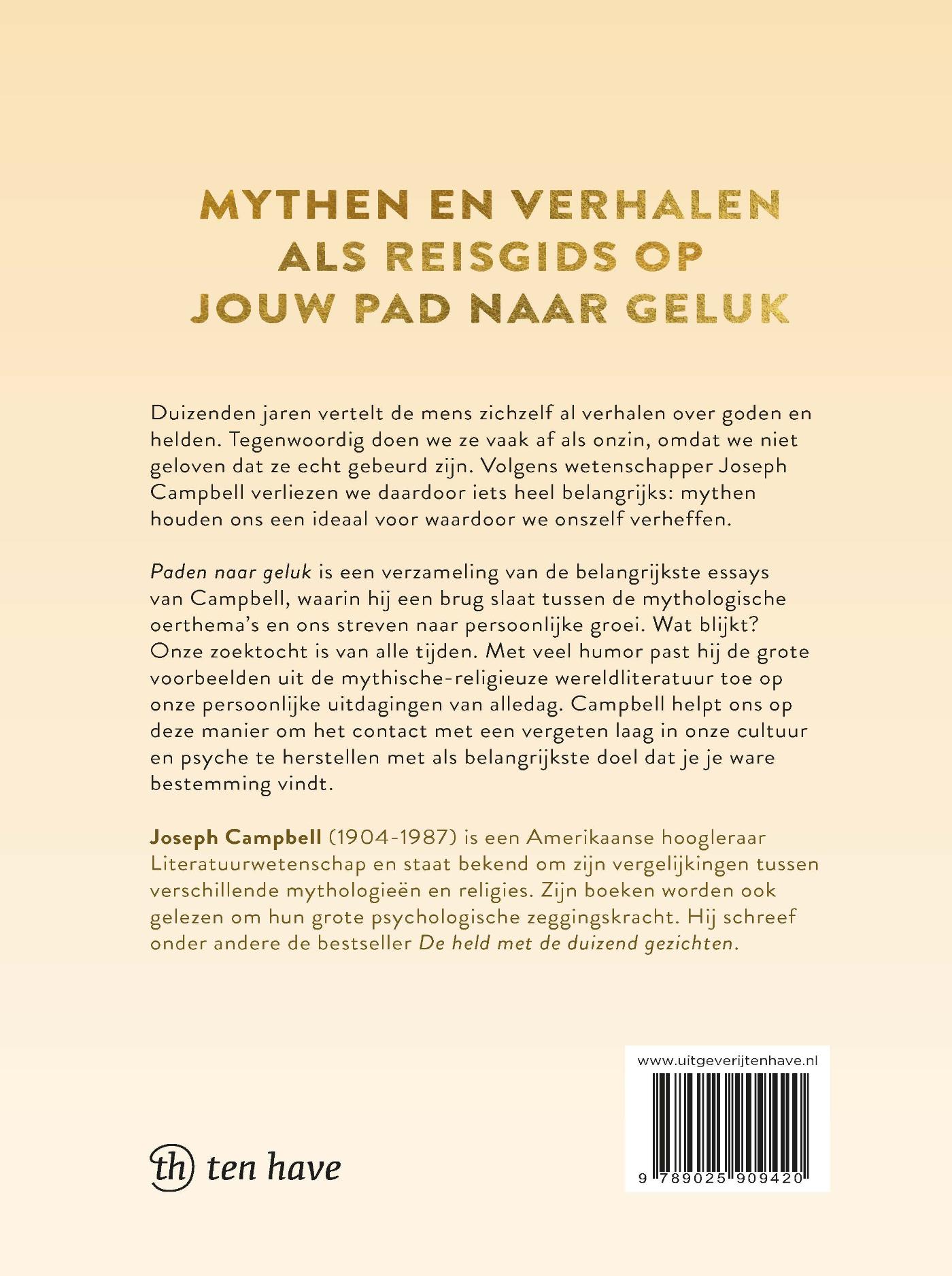 Achterkant van Paden naar geluk