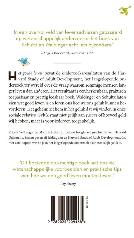Achterkant van Het goede leven