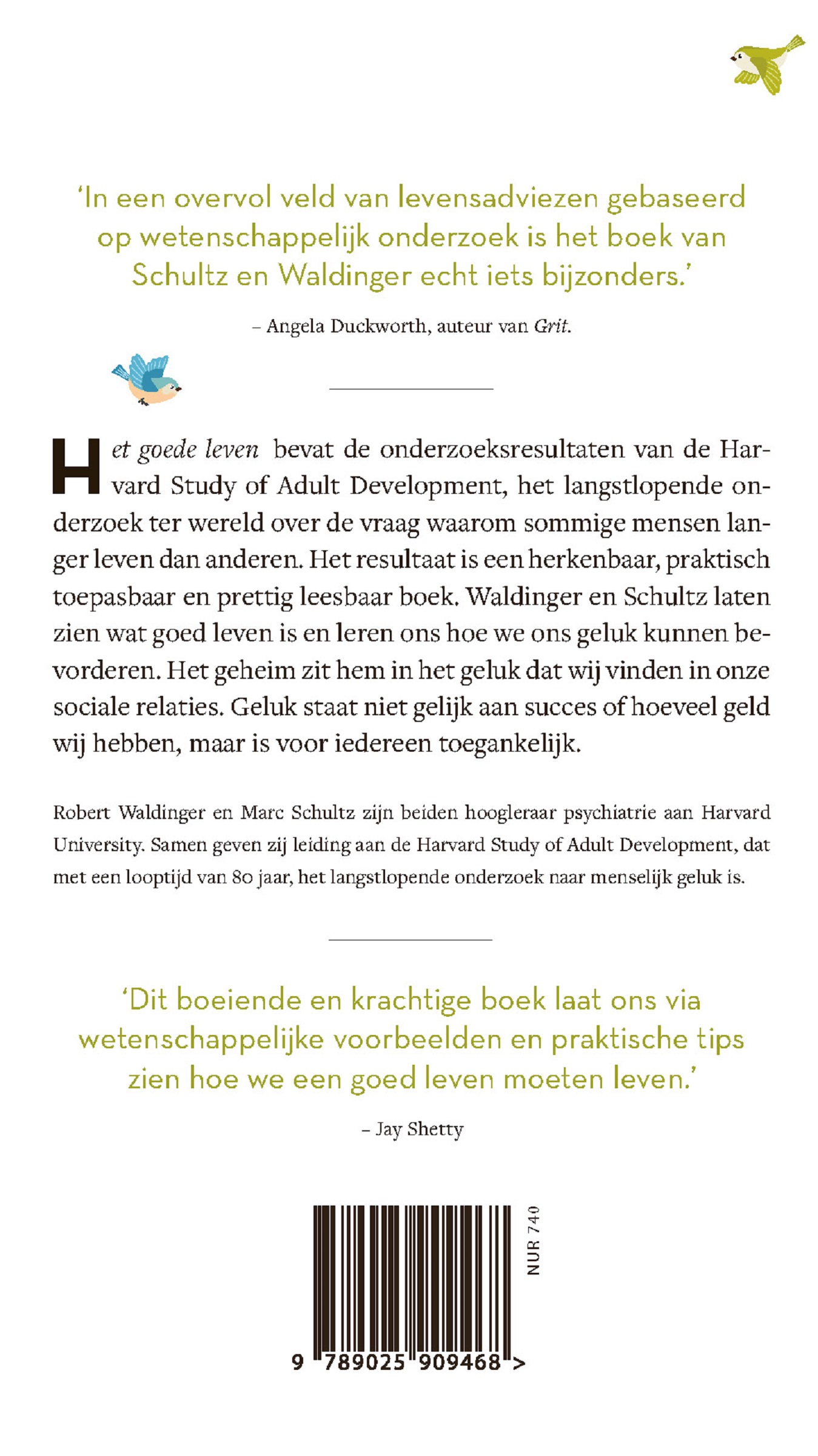 Achterkant van Het goede leven