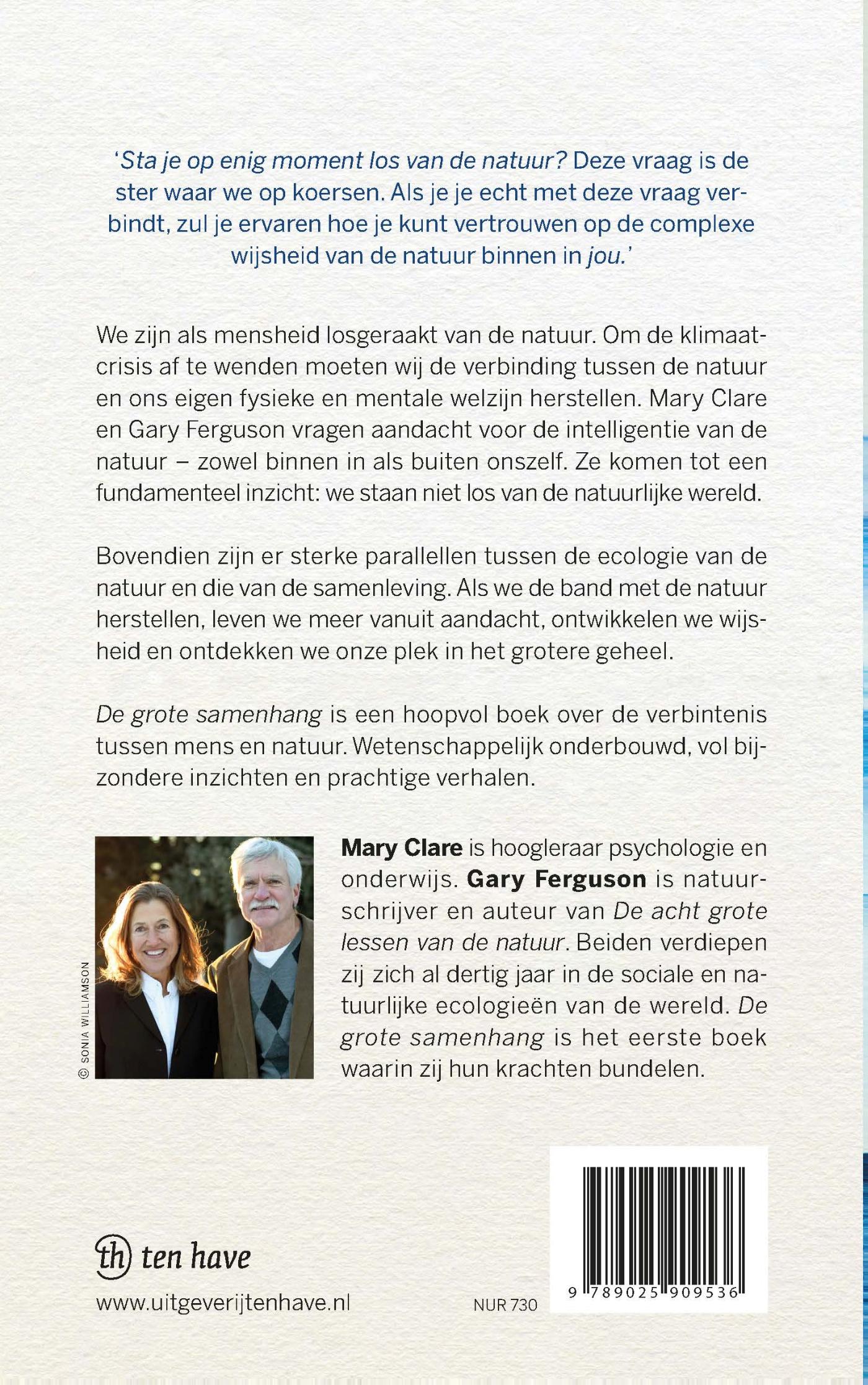 Achterkant van De grote samenhang