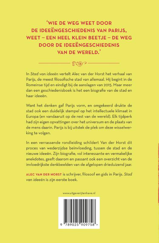 Achterkant van Stad van ideeën