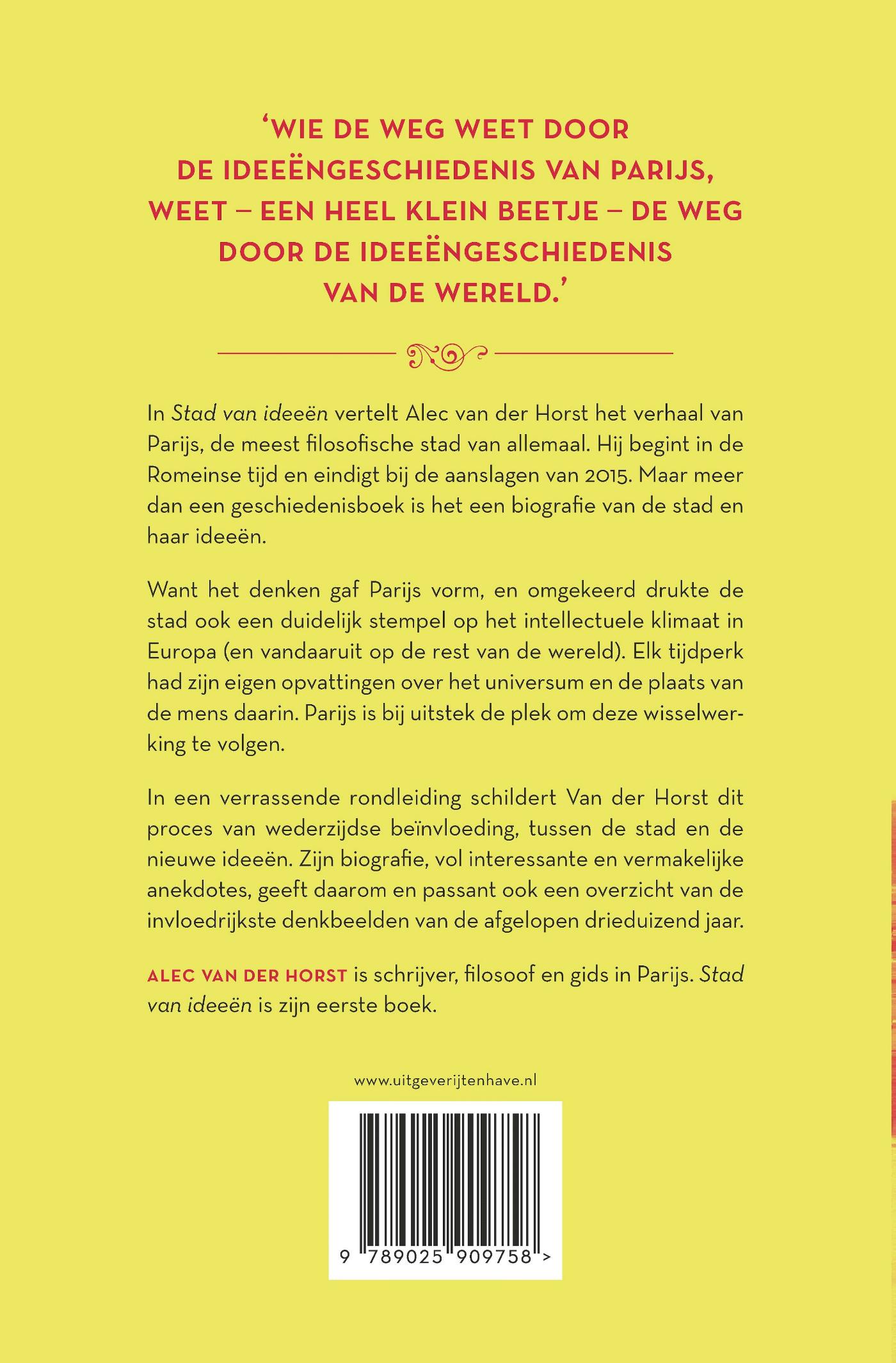 Achterkant van Stad van ideeën