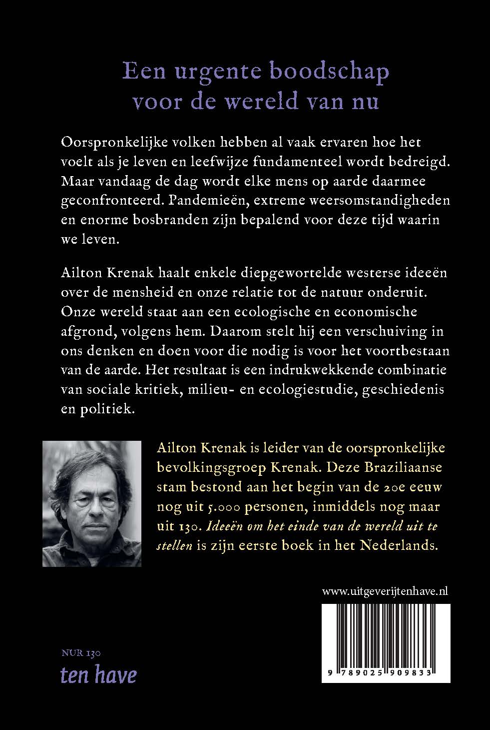 Achterkant van Ideeën om het einde van de wereld uit te stellen