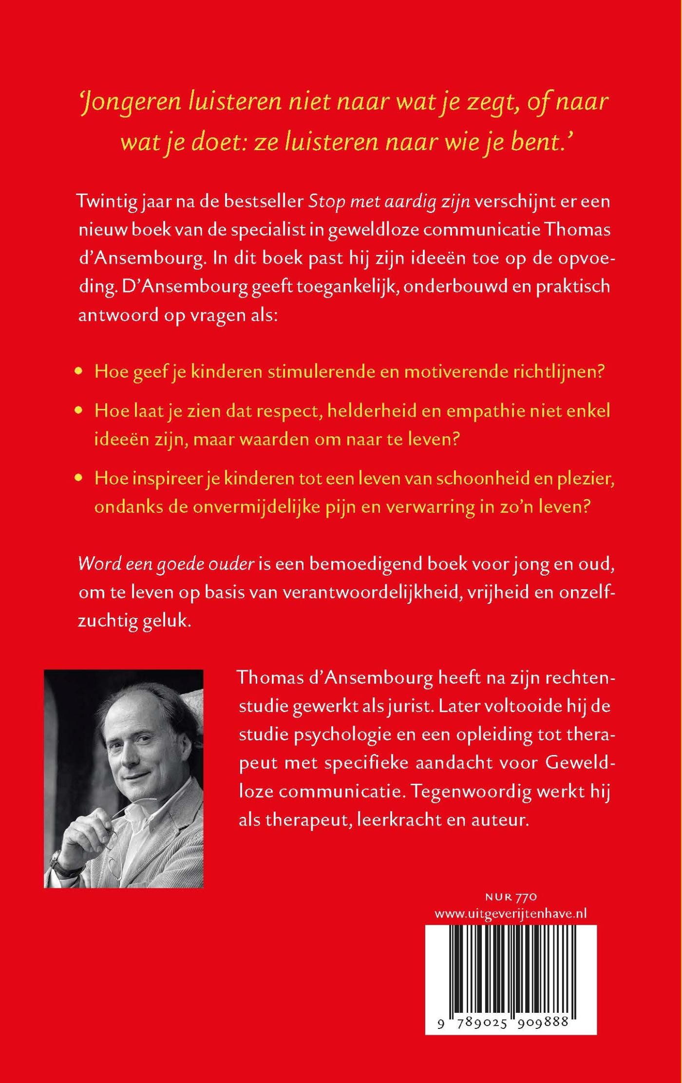 Achterkant van Word een goede ouder