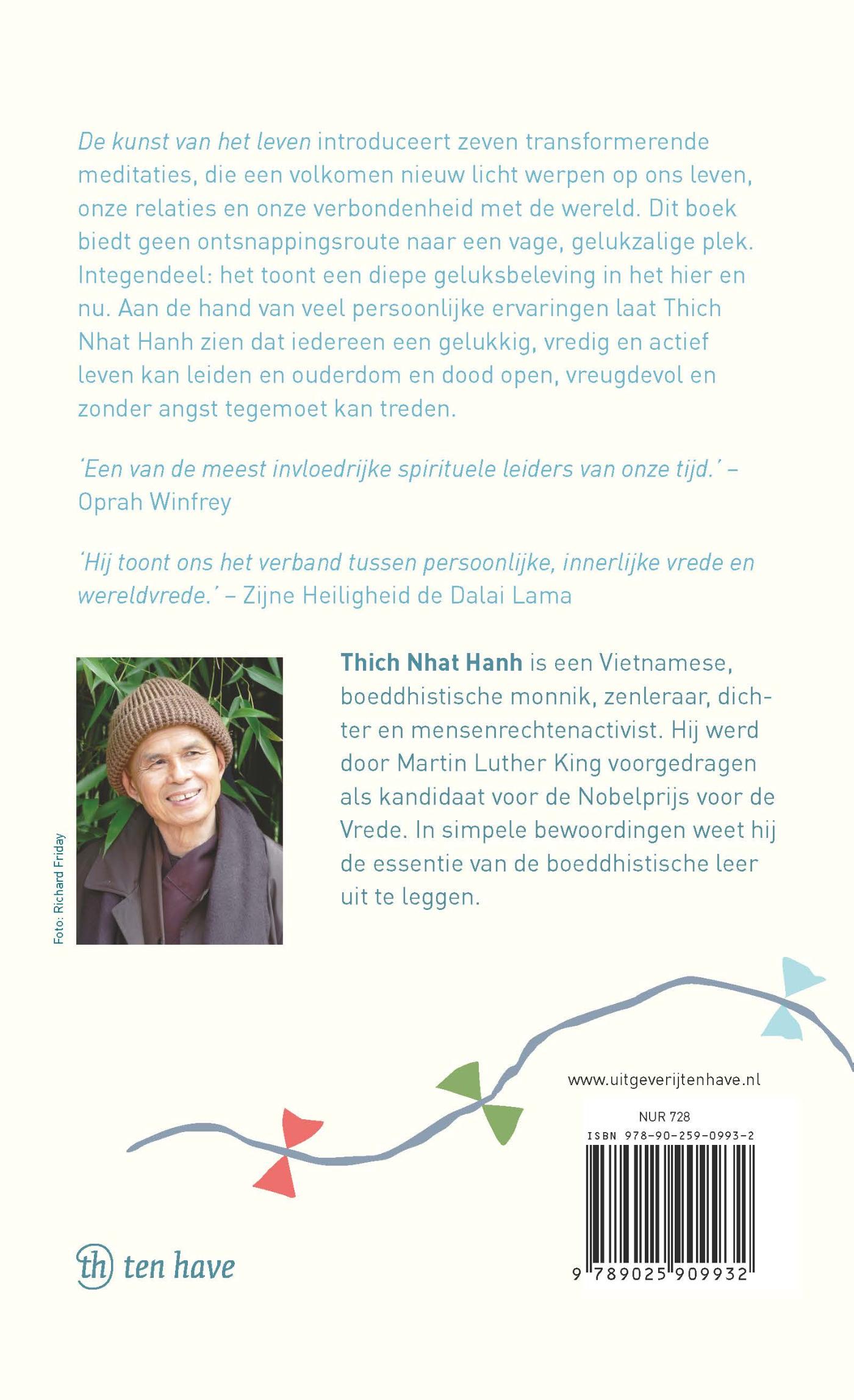 Achterkant van De kunst van het leven