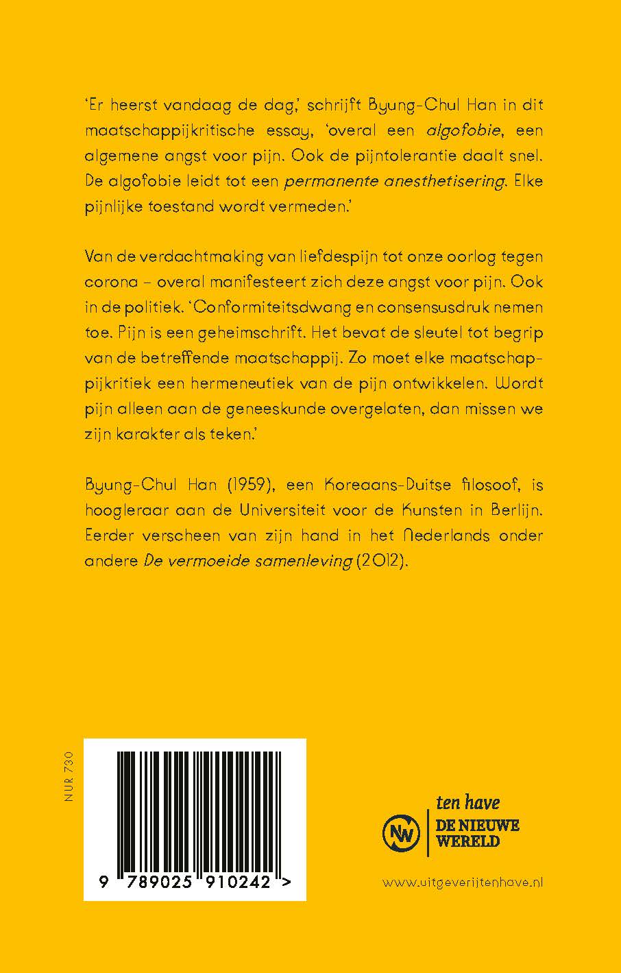 Achterkant van De palliatieve maatschappij
