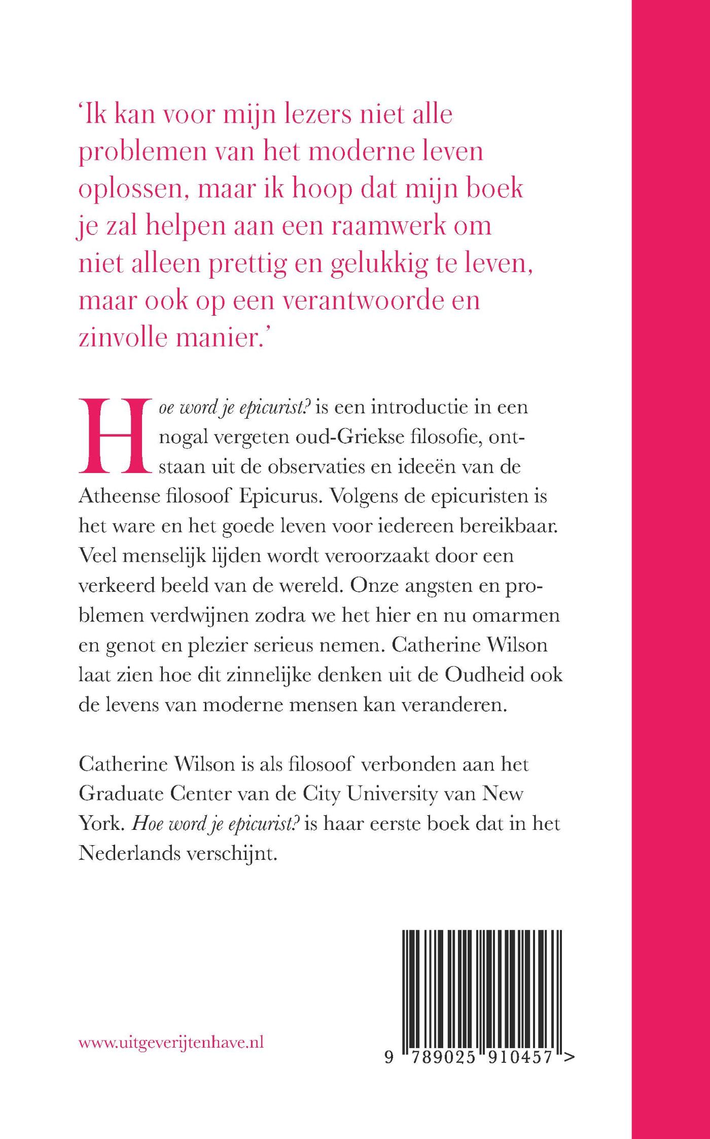 Achterkant van Hoe word je epicurist?
