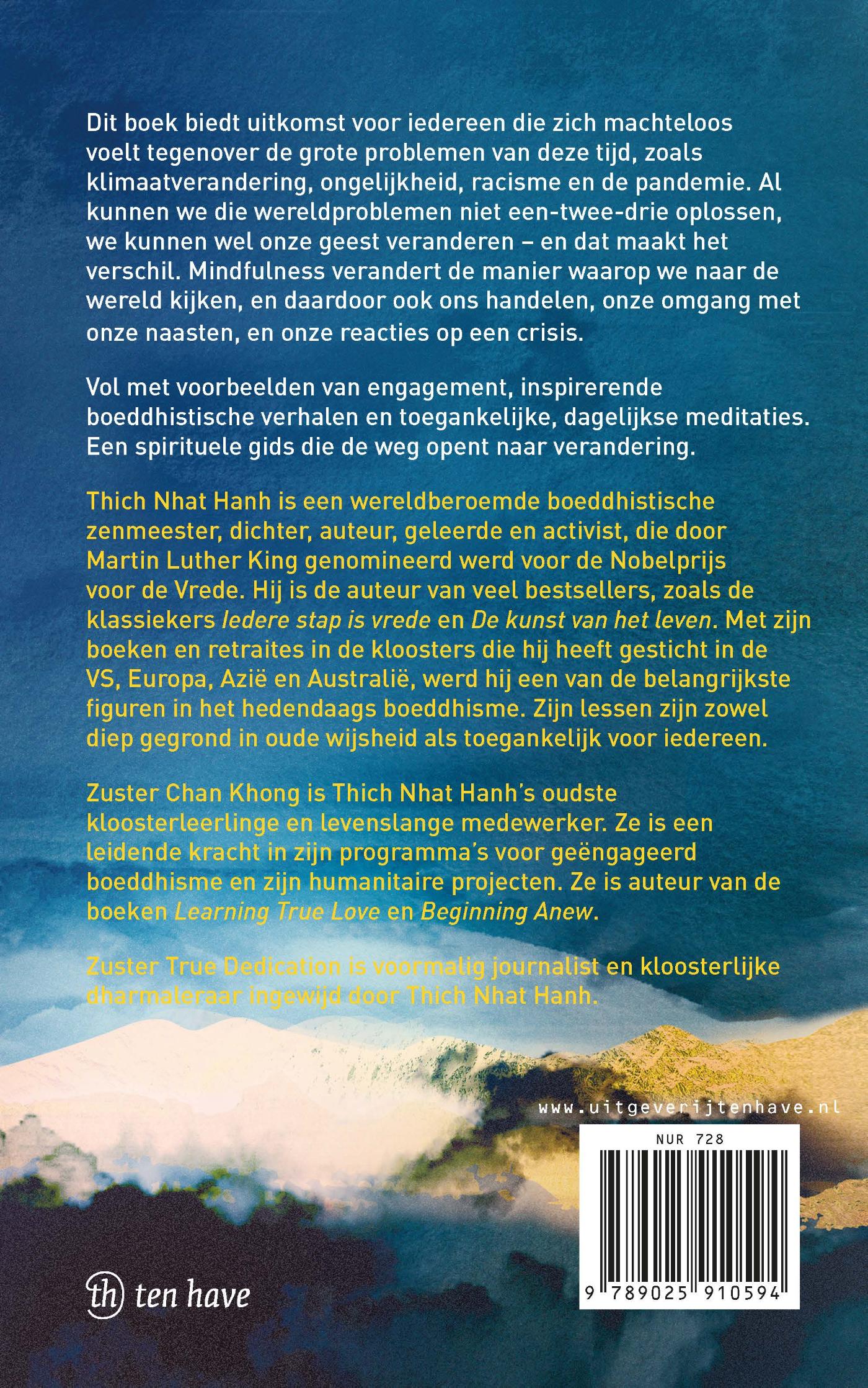 Achterkant van Met zen de planeet redden