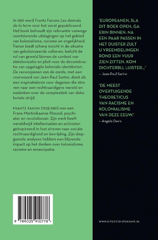 Achterkant van De verworpenen van de aarde