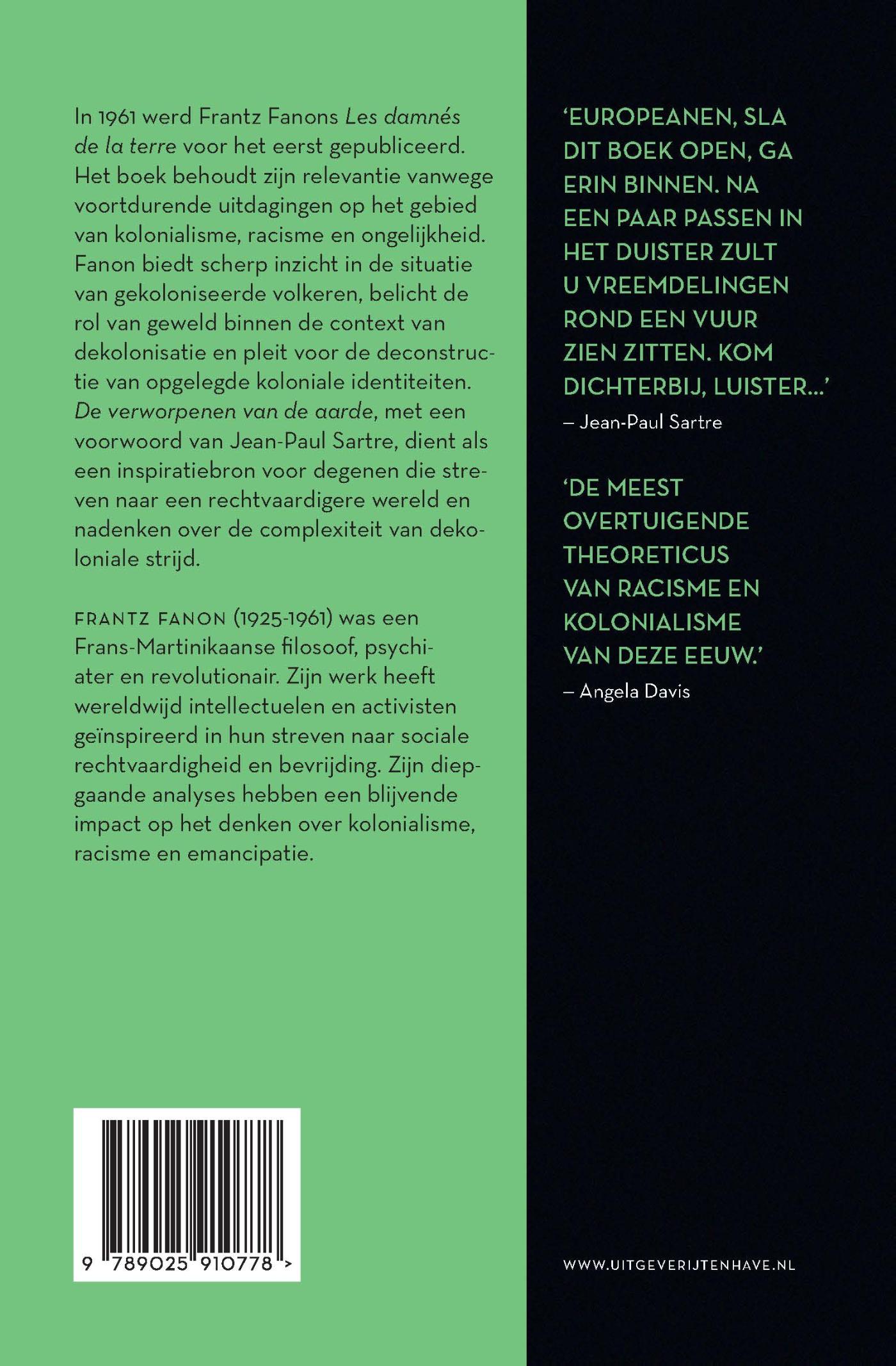 Achterkant van De verworpenen van de aarde