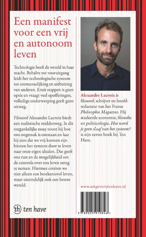 Achterkant van Hoe word je geen slaaf van het systeem?