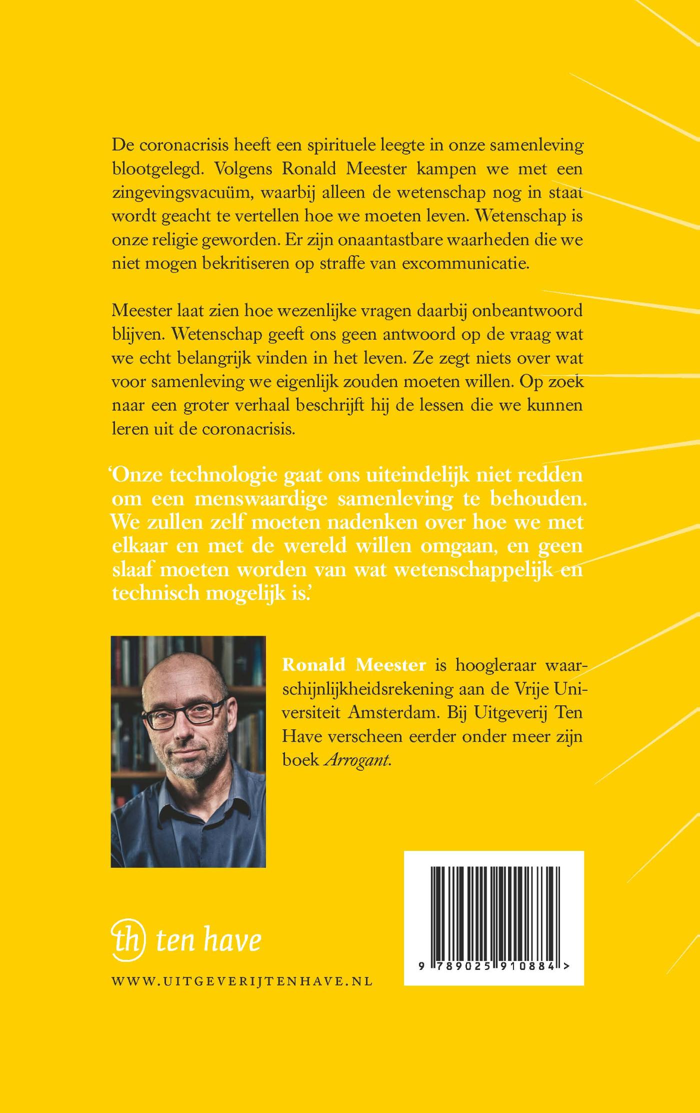 Achterkant van Wetenschap als nieuwe religie