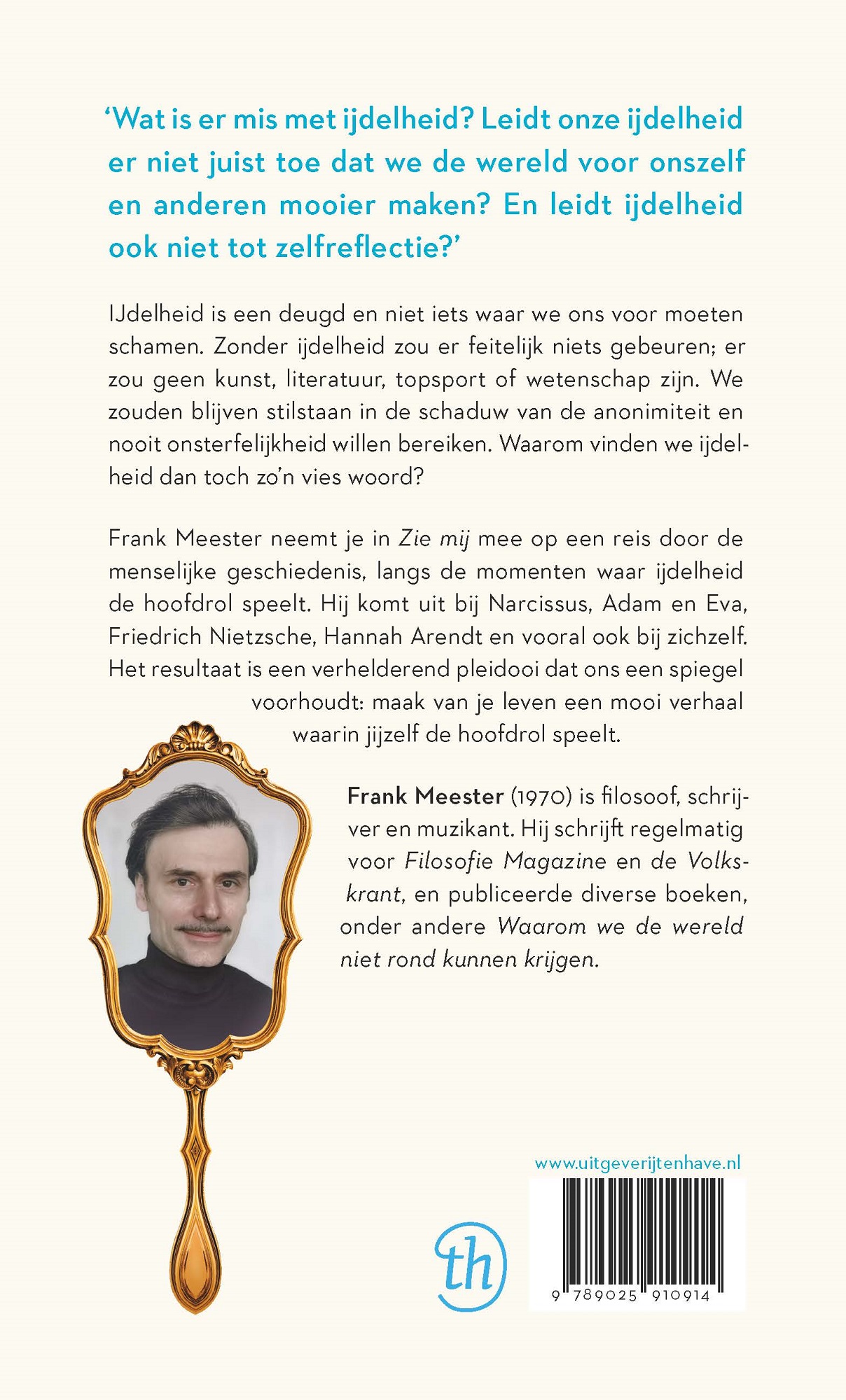 Achterkant van Zie mij
